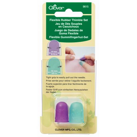 Jeu de 2 dés souples en caoutchouc Clover