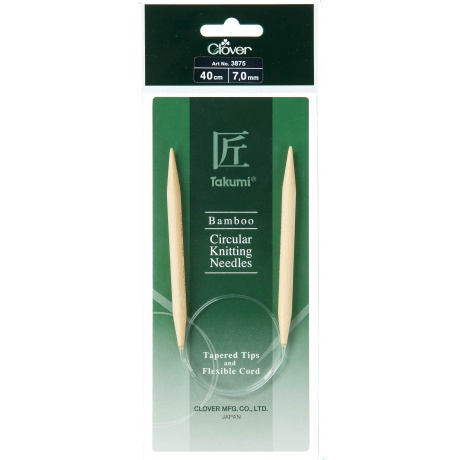 Aiguille circulaire bambou Clover Takumi 40cm n 7