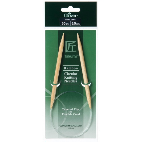 Aiguille circulaire bambou Clover Takumi 60cm n 6,5