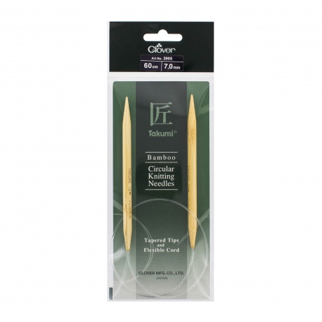 Aiguille circulaire bambou Clover Takumi 60cm n 7