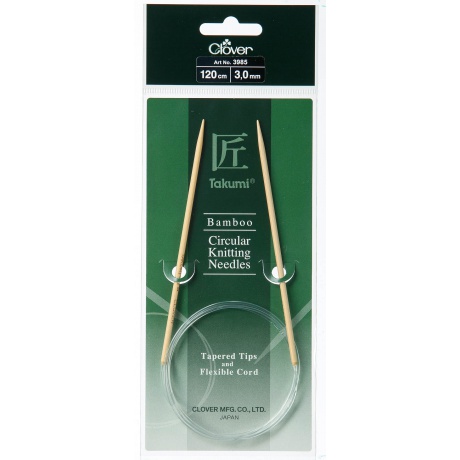 Aiguille circulaire bambou Clover Takumi 120cm n 3