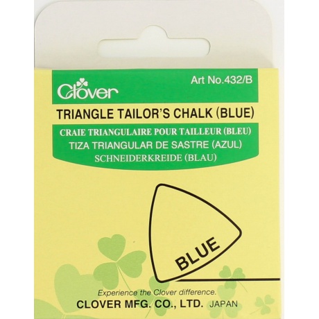 Craie Clover triangulaire bleue