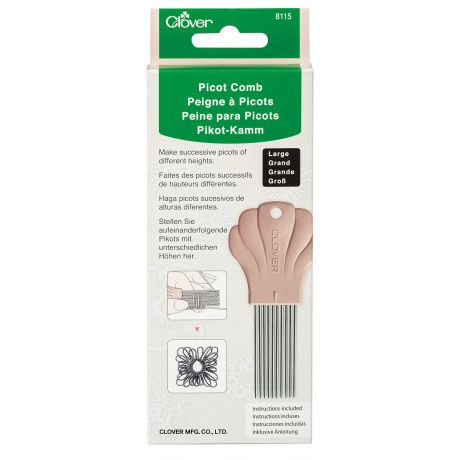 Peigne pour frivolité grands picots
