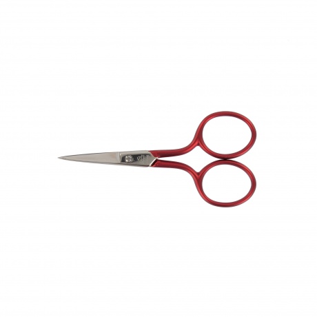 Ciseaux broderie manches rouge soft touch 9cm