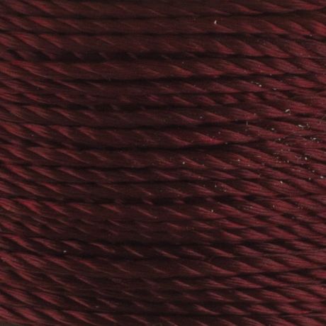 Cordon torsad� rayonne 1mm bordeaux
