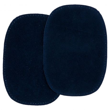 Coudes � coudre imitation daim gm marine