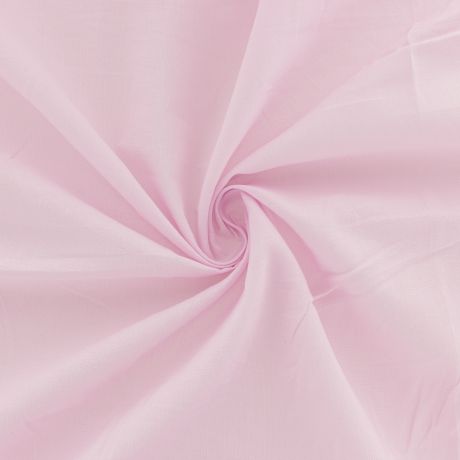 Tissu voile de coton rose