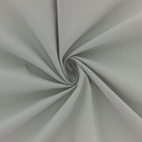 Tissu voile de coton gris