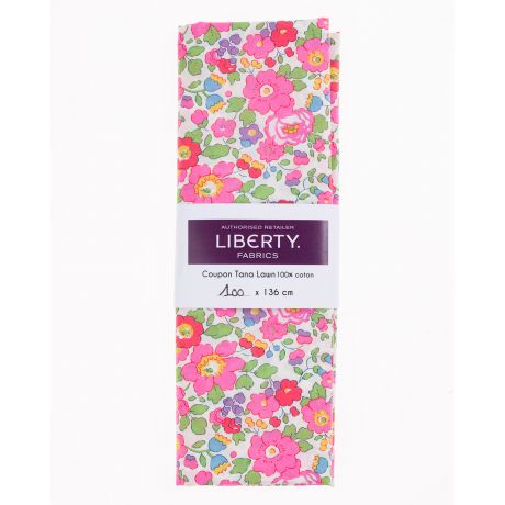 Coupon tissu Liberty Fabrics Tana Lawn� betsy 100 cm