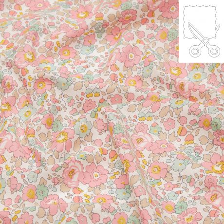 Coupon tissu Liberty Tana Lawn Betsy 150 cm