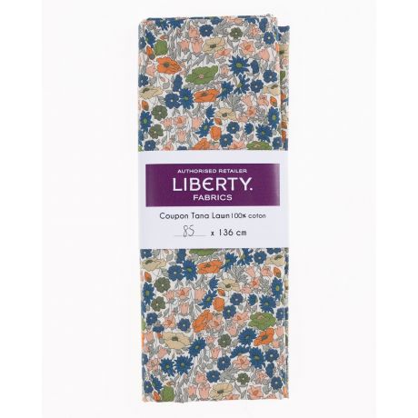 Coupon tissu Liberty Fabrics Tana Lawn� poppy forest 85 cm