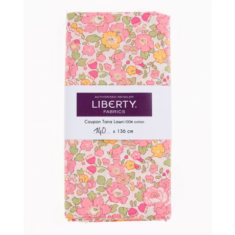 Coupon tissu Liberty Fabrics Tana Lawn� betsy metallic 140 cm