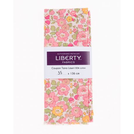 Coupon tissu Liberty Fabrics Tana Lawn� betsy metallic 35 cm