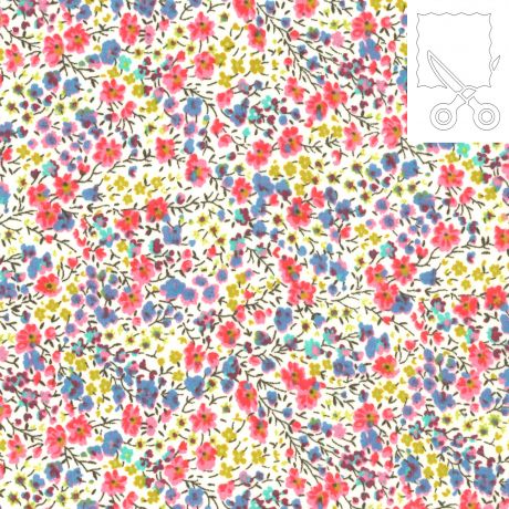 Coupon tissu Liberty Tana Lawn phoebe 110 cm