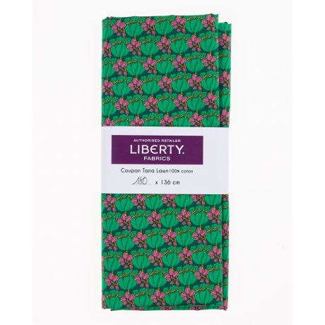 Coupon tissu Liberty Fabrics Tana Lawn� tudor tulip 180 cm
