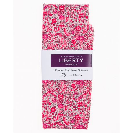 Coupon tissu Liberty Fabrics Tana Lawn� emma & georgina 63 cm