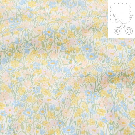 Coupon tissu Liberty Tana Lawn meadowland 305 cm