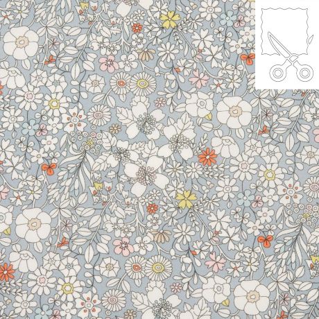 Coupon tissu Liberty Tana Lawn june's meadow 200 cm
