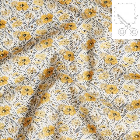Coupon tissu Liberty Tana Lawn demeter 100 cm
