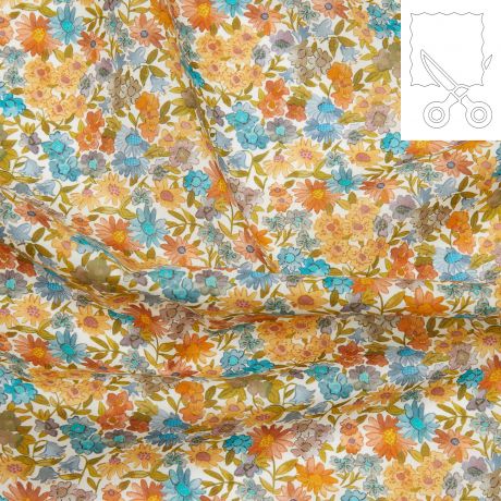 Coupon tissu Liberty Tana Lawn sandra spring 60 cm