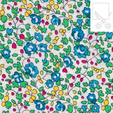 Coupon tissu Liberty Tana Lawn eloise 95cm