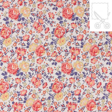 Coupon tissu Liberty Tana Lawn new felicite 80 cm