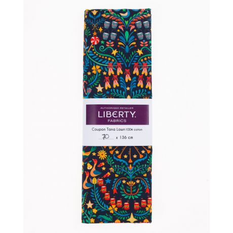 Coupon tissu Liberty Fabrics Tana Lawn� days of christmas 70 cm