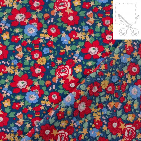 Coupon tissu Liberty Tana Lawn betsy 140 cm