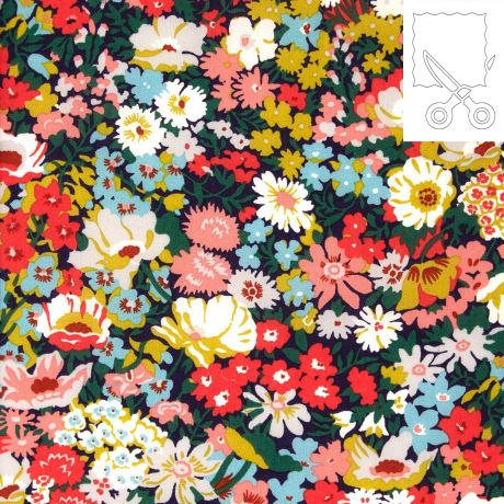 Coupon tissu Liberty Tana Lawn thorpe 90 cm
