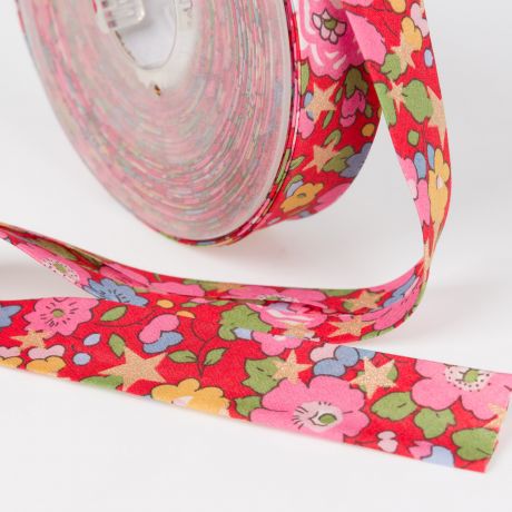 Biais Liberty Fabrics Tana Lawn Christmas Betsy