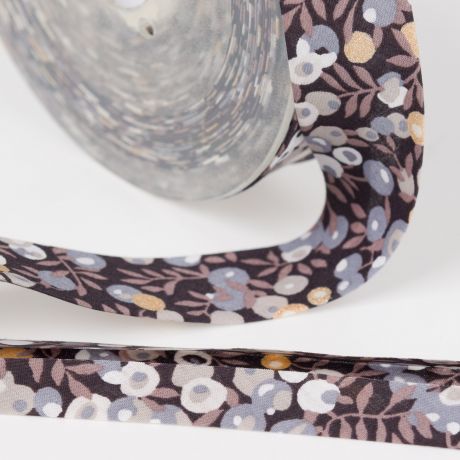 Biais Liberty Fabrics Tana Lawn Wiltshire metal