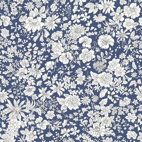 Tissu Liberty Fabrics Patch Emily Belle jewel tones Sapph
