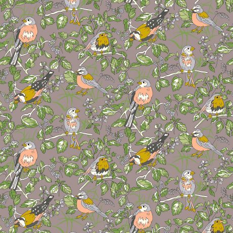 Tissu Liberty Fabrics Patch Woodland walk - hedgerow chorus