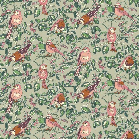 Tissu Liberty Fabrics Patch Woodland walk - hedgerow chorus