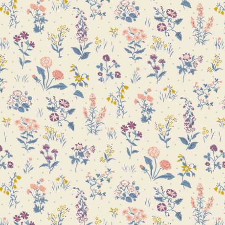 Tissu Liberty Fabrics Patch Woodland walk - autumn meadow