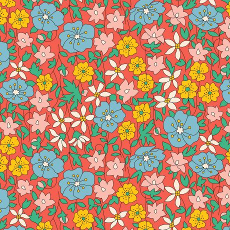 Tissu Liberty Fabrics Patch Woodland walk - daisy delight