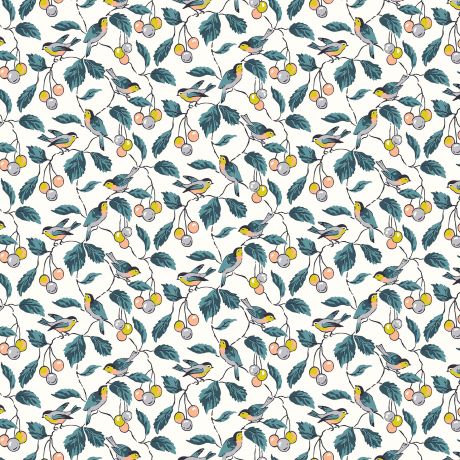 Tissu Liberty Fabrics Patch Woodland walk - morning birdsong