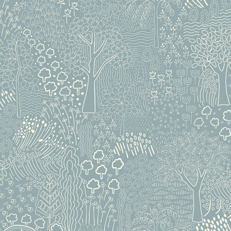 Tissu Liberty Fabrics Patch Woodland walk - arboretum shadow