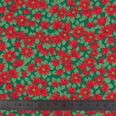 Tissu Liberty Fabrics Patch Peaceful Poinsettias