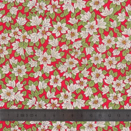 Tissu Liberty Fabrics Patch Peaceful Poinsettias