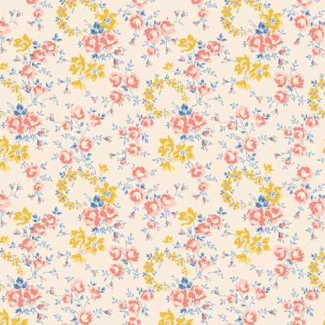 Tissu Liberty Fabrics Patch Palace Garden petal crown