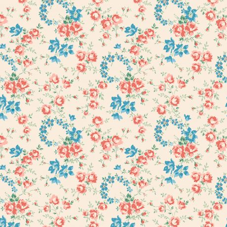 Tissu Liberty Fabrics Patch Palace Garden petal crown