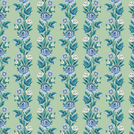 Tissu Liberty Fabrics Patch Palace Garden regal stripe