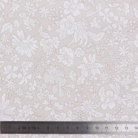 Tissu Liberty Fabrics patch emily blossom parchment grande laize