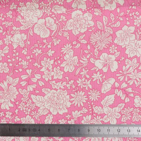 Tissu Liberty Fabrics patch emily blossom pink grande laize