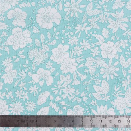 Tissu Liberty Fabrics patch emily blossom blue grande laize