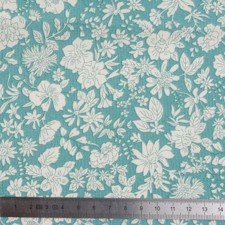 Tissu Liberty Fabrics patch emily blossom olive grande laize