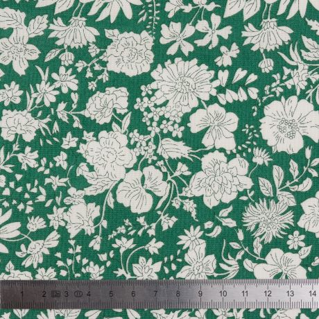 Tissu Liberty Fabrics patch emily blossom evergreen grande laize