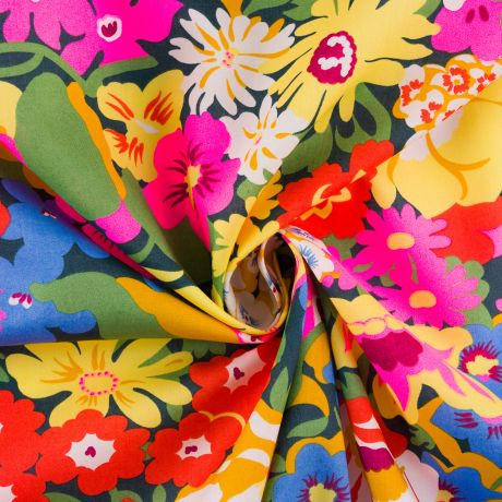 Tissu Liberty Fabrics Tana Lawn® Lord Thorpe fluo