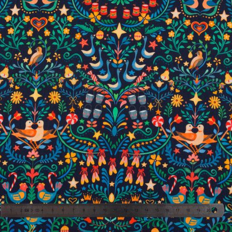 Tissu Liberty Fabrics Tana Lawn 12 Days of Christmas